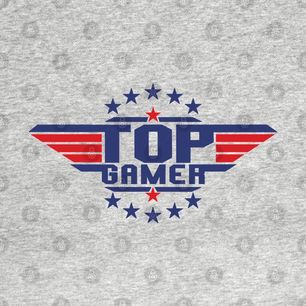 Top Aviation Pilot Gamer Funny Retro Cool Gaming by RuftupDesigns